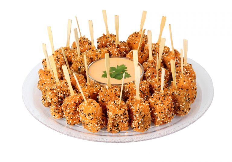 מגש שיפודי סלמון 30 יחידות